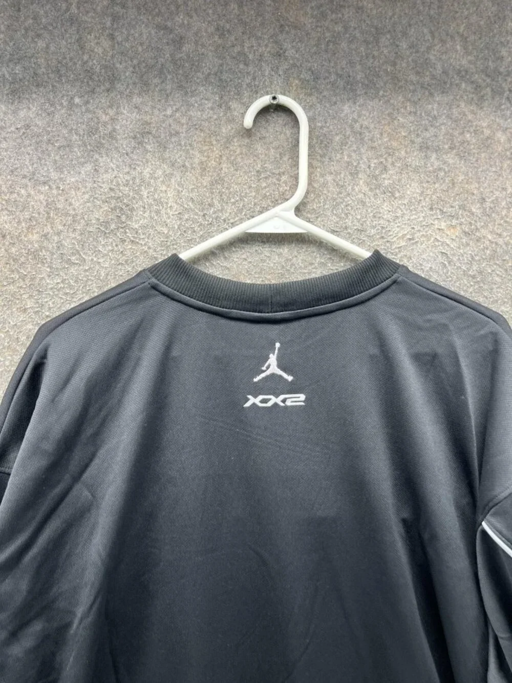 Vintage Jordan Jumpman Shirt Mens XL Black Basketball Performance Top 90s Y2K